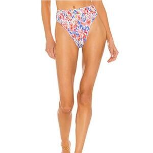 L*Space Barlette Bikini Bitsy Bottom in Flowers Forever Size Small
